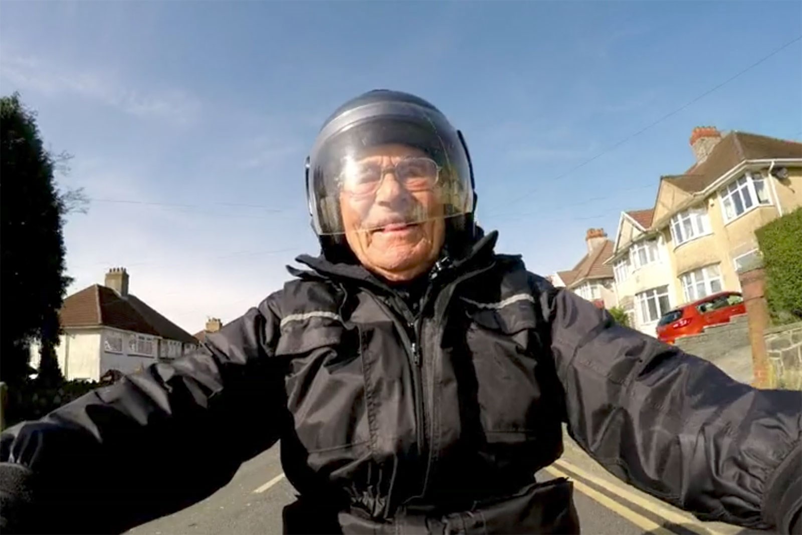 101 year old motorcyclist